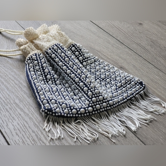 Bubble Beaded vintage flapper bag - Picture 4 of 15